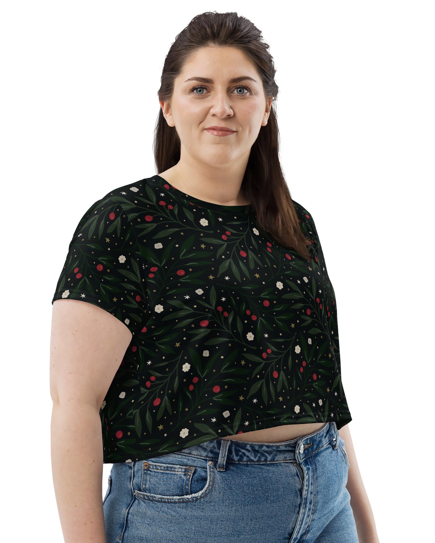 Nocturnal Holly Crop Tee