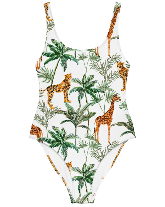 In The Jungle Print One-Piece Swimsuit