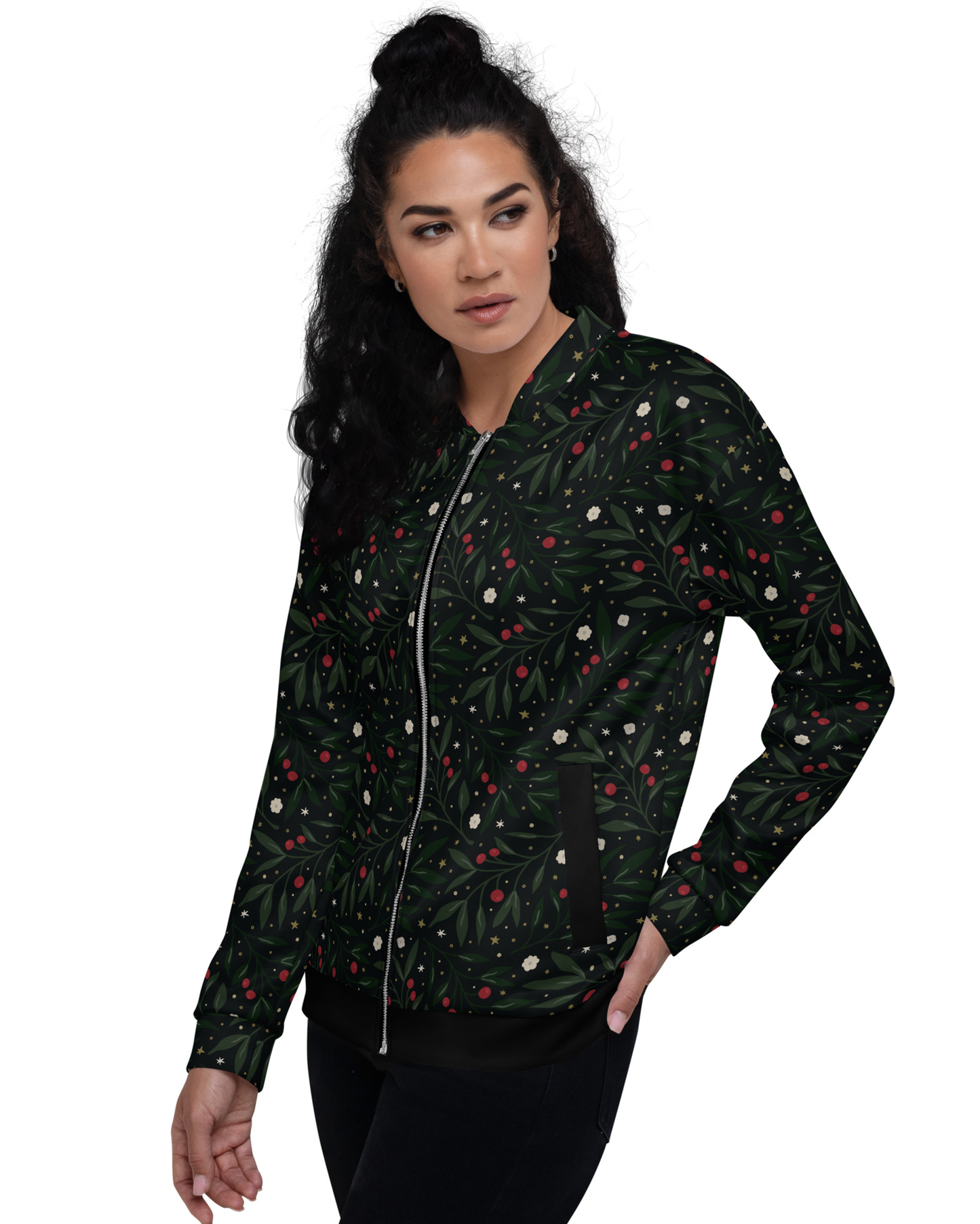 Nocturnal Holly Bomber Jacket