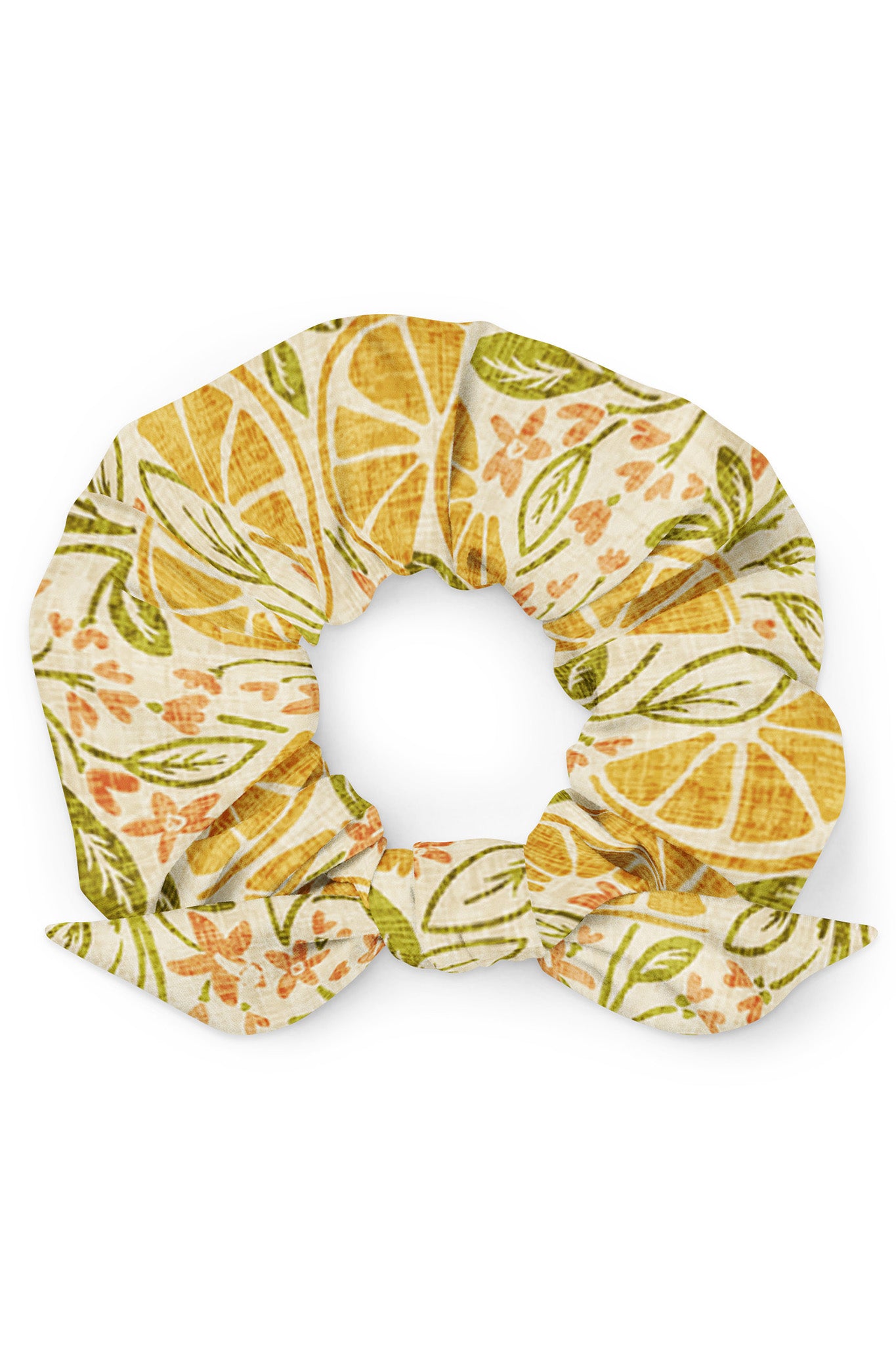 Vintage Citrus Scrunchie