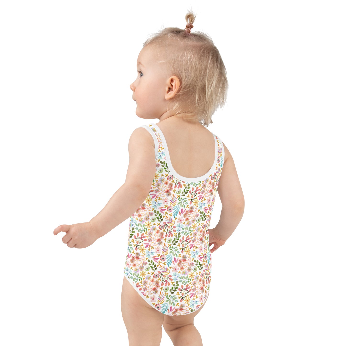 Garden Gala Floral One-Piece Girls Swimsuit - Mommy & Me
